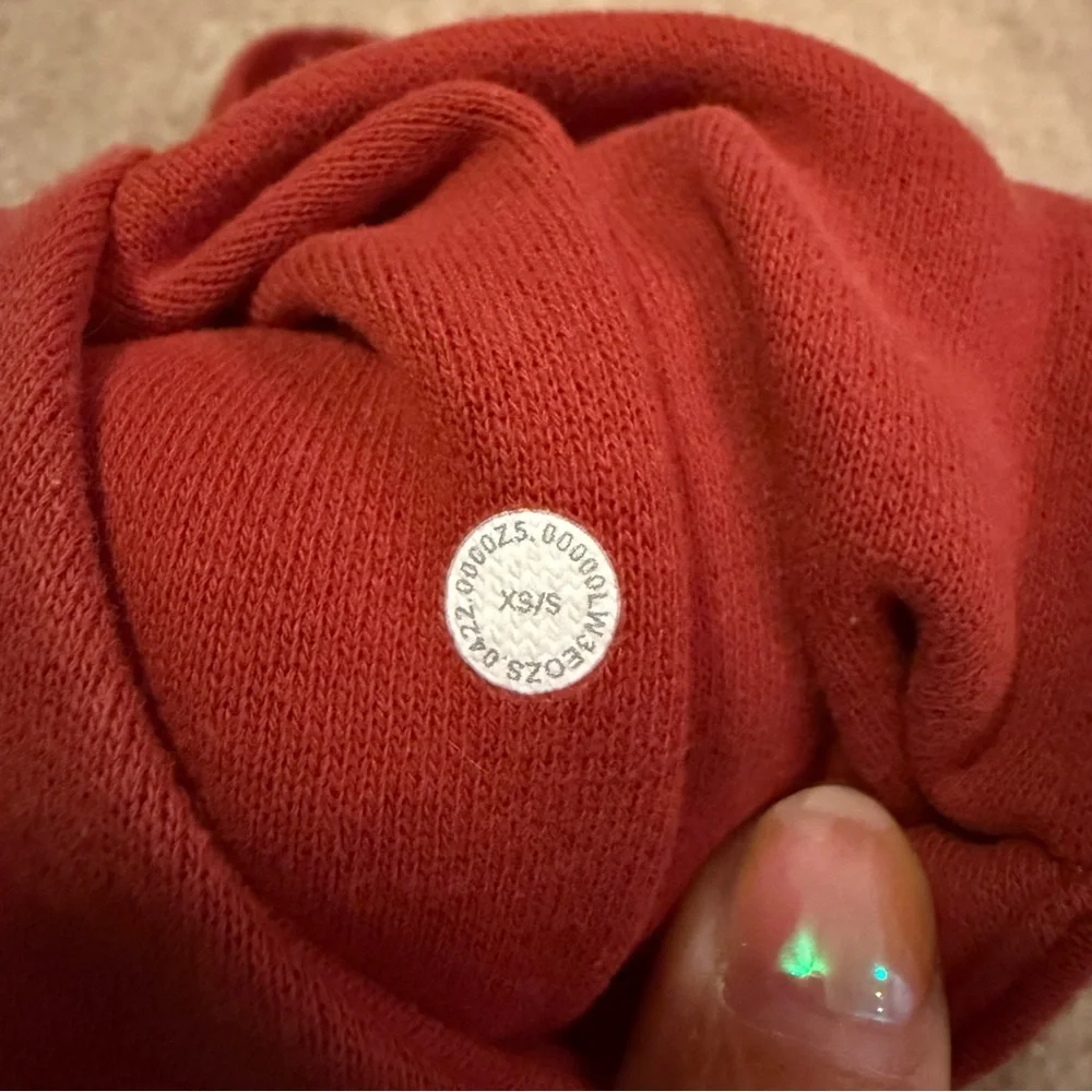 Lululemon Scuba Oversized Full-Zip Hoodie Terra Orange Size XS/S